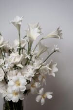 White silk "BLACK LABEL"